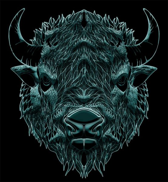 EKIMOZE BORDERLAST BISON 3D ART e1628171654220